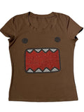 Y2K Short Sleeved/tanktop Domo Shirt for Women