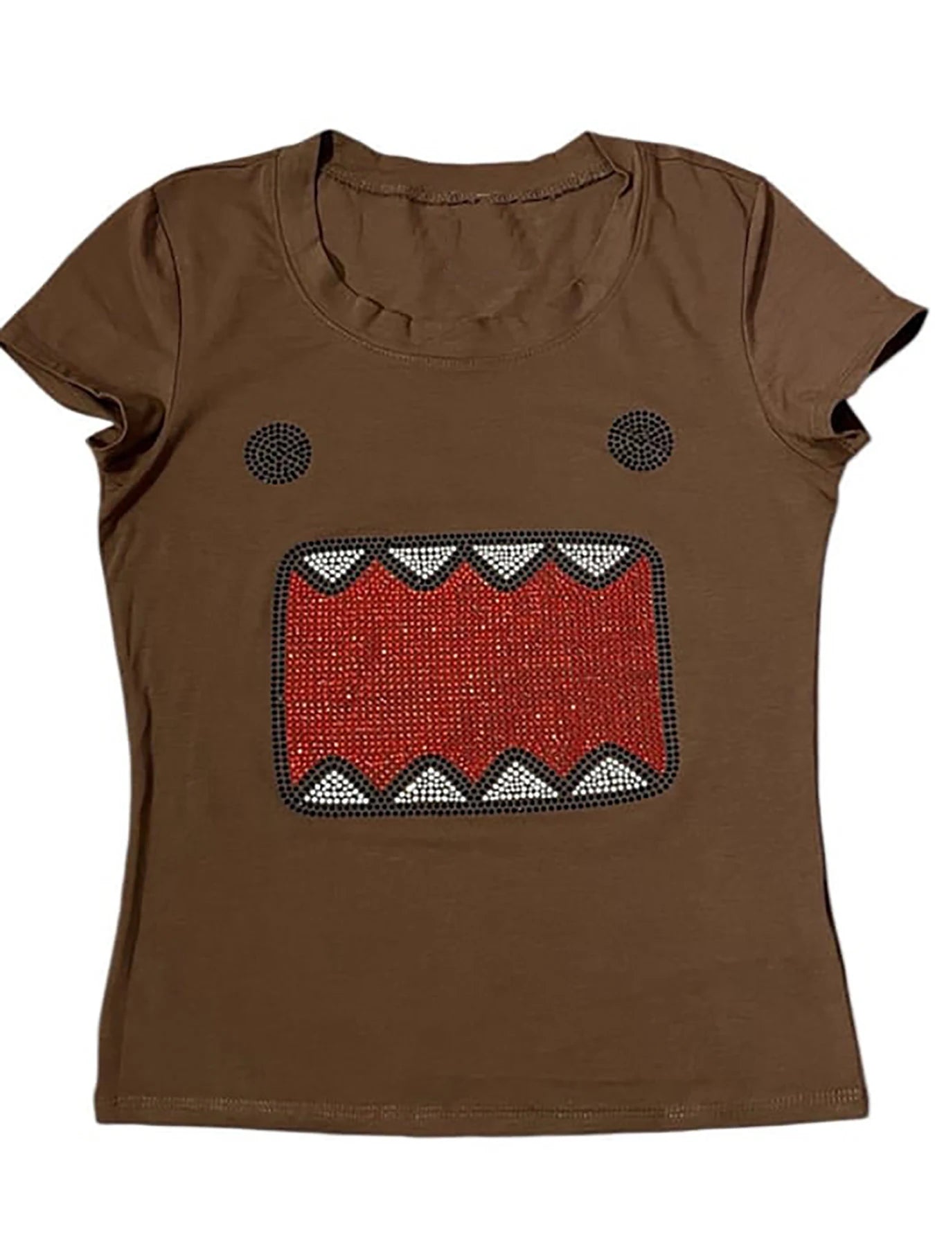 Y2K Short Sleeved/tanktop Domo Shirt for Women
