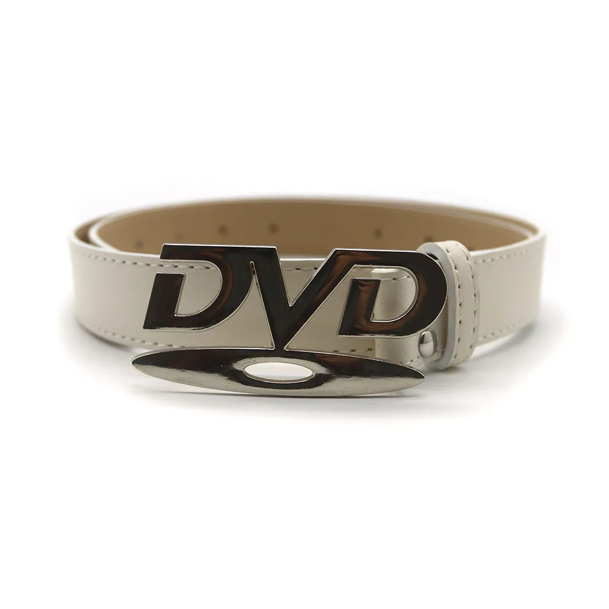 Y2K Retro DVD Belt Buckle for Women