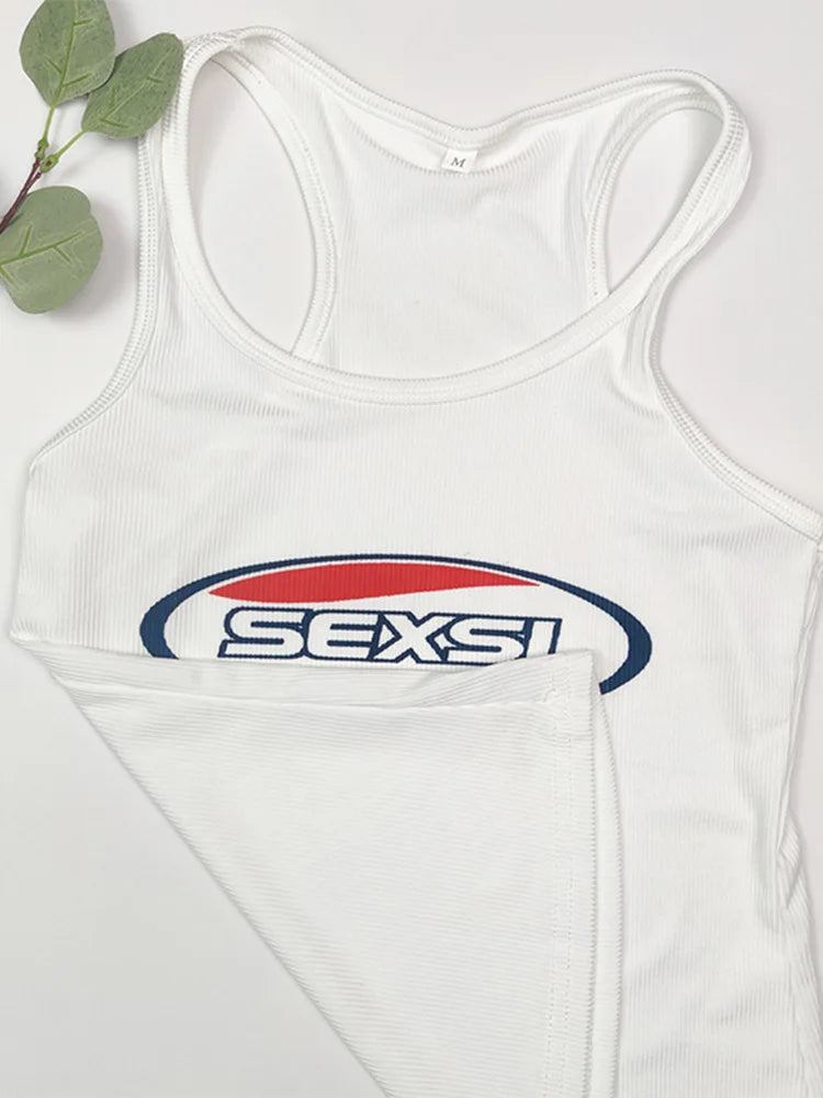 Y2K High Street Tank Tops SEXSI for Women