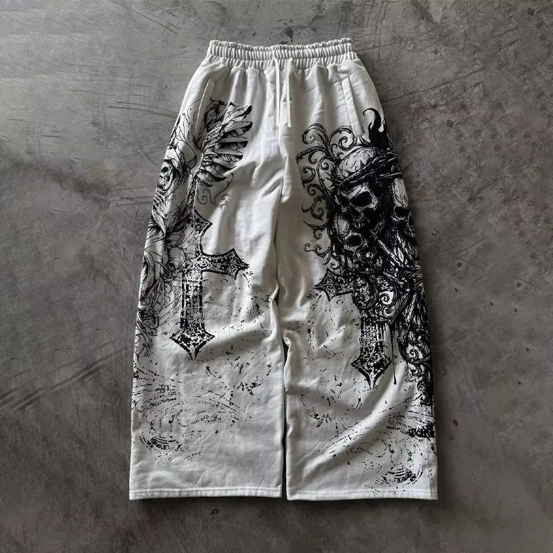 Y2K Retro Casual Floor Pants Oversized Unisex Joggers