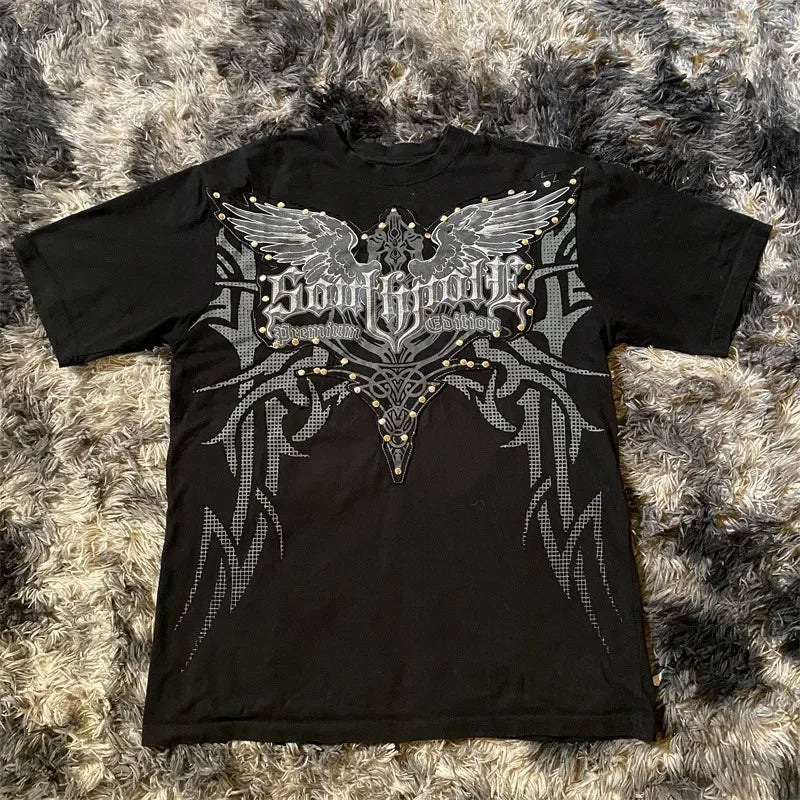 Classic Y2K Gothic Style Unisex Tee