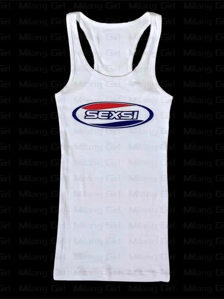 Y2K High Street Tank Tops SEXSI for Women