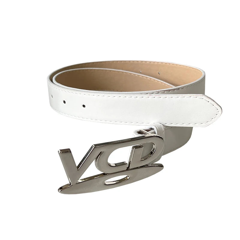 Y2K Retro DVD Belt Buckle for Women
