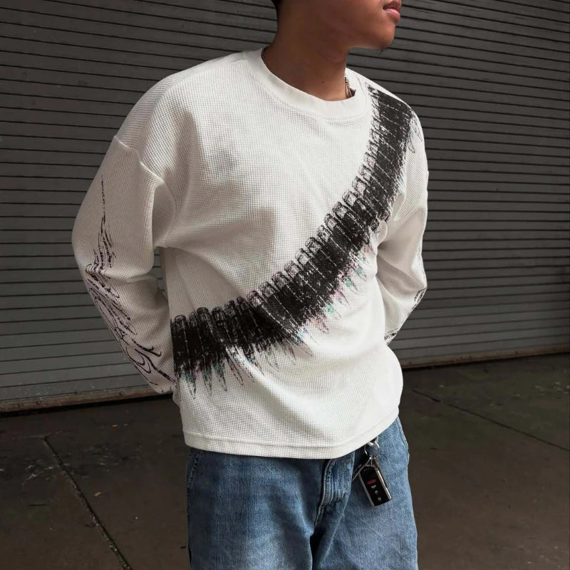 Y2K Bullet Long Sleeve Sweatshirt for Men and Women