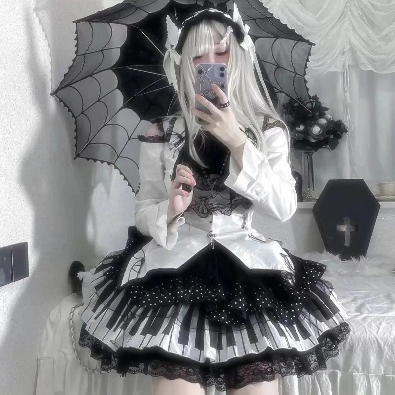 Y2K Gothic Skirts with multiple variants