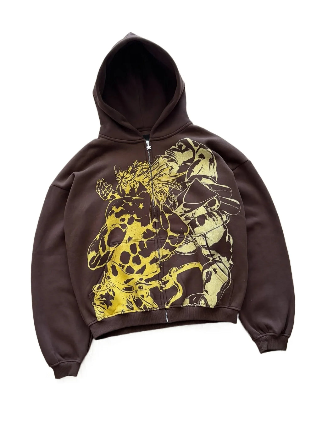 Unisex Y2K Jojo's Bizarre Adventure Zip-up Sweatshirt