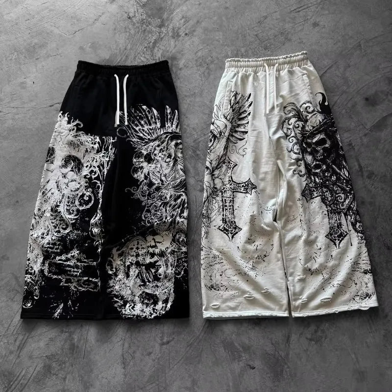 Y2K Retro Casual Floor Pants Oversized Unisex Joggers