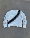 Y2K Bullet Long Sleeve Sweatshirt for Men and Women