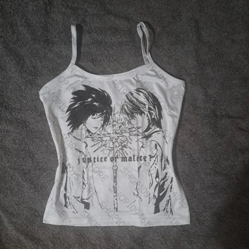 Y2K Vintage Punk Gothic Tank Top for Women