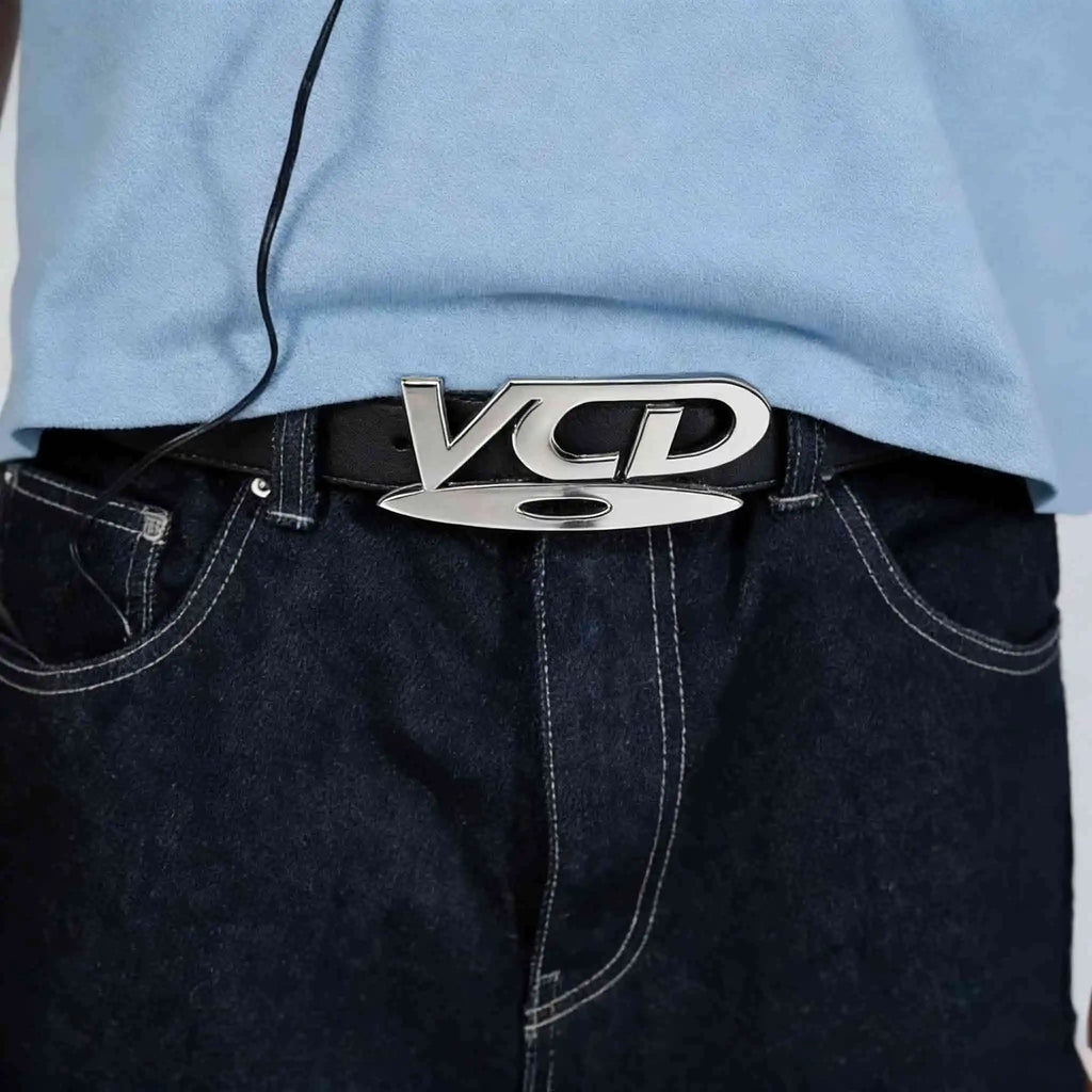 Y2K Retro DVD Belt Buckle for Women