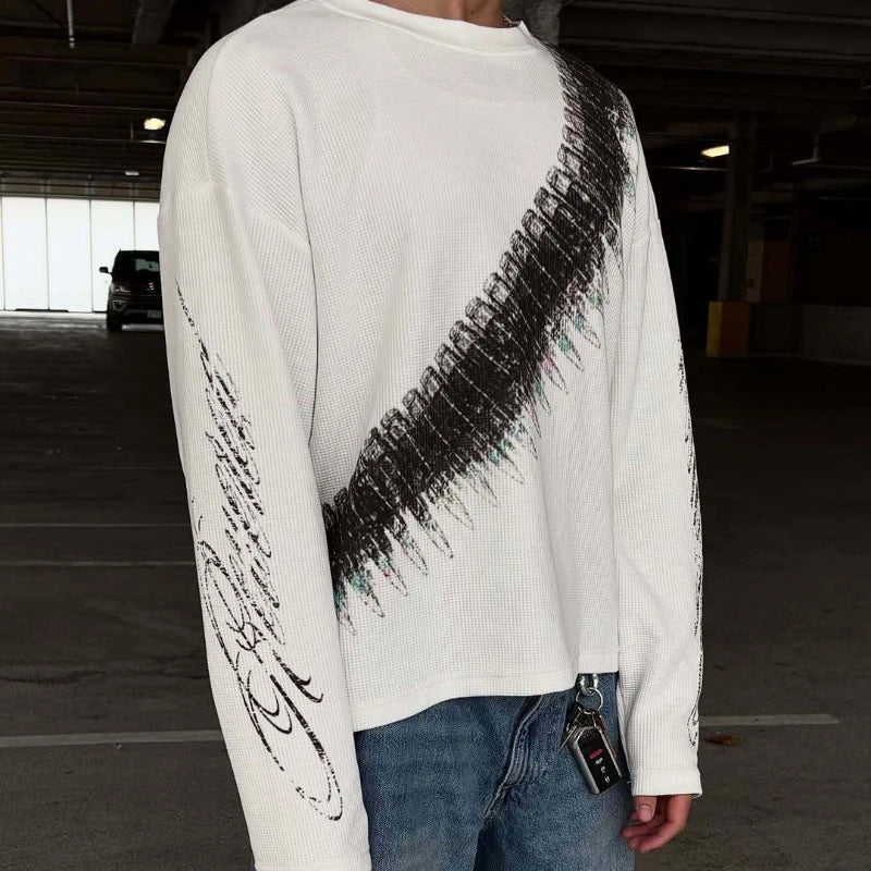 Y2K Bullet Long Sleeve Sweatshirt for Men and Women