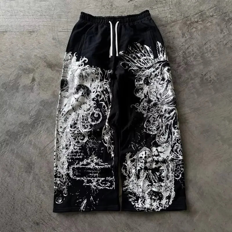 Y2K Retro Casual Floor Pants Oversized Unisex Joggers
