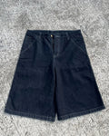 Y2K Jorts embroidered with gemstones
