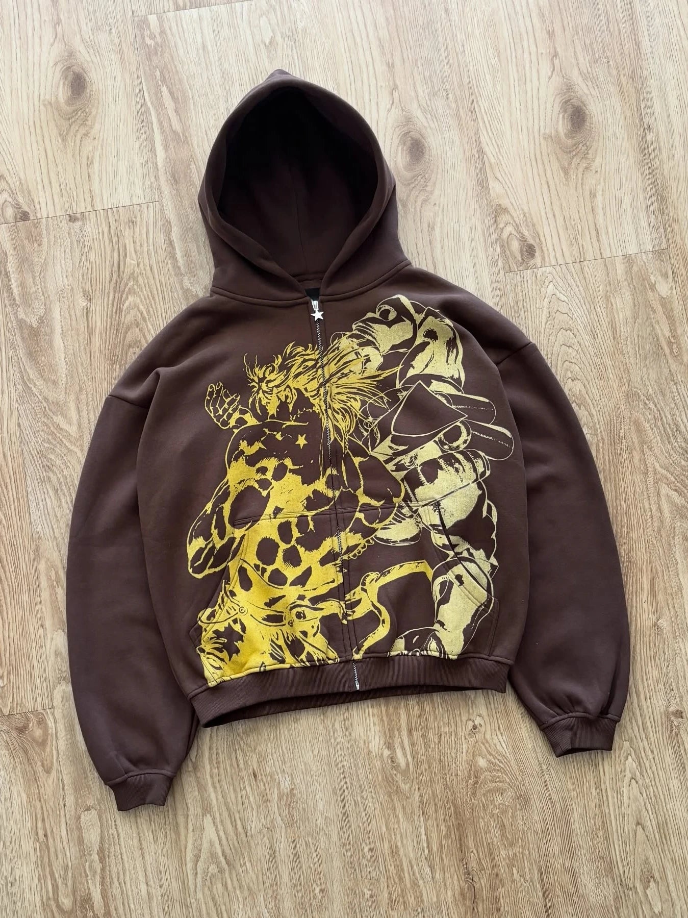 Unisex Y2K Jojo's Bizarre Adventure Zip-up Sweatshirt