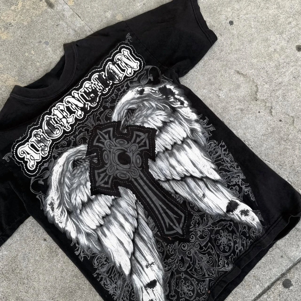 Classic Y2K Gothic Style Unisex Tee