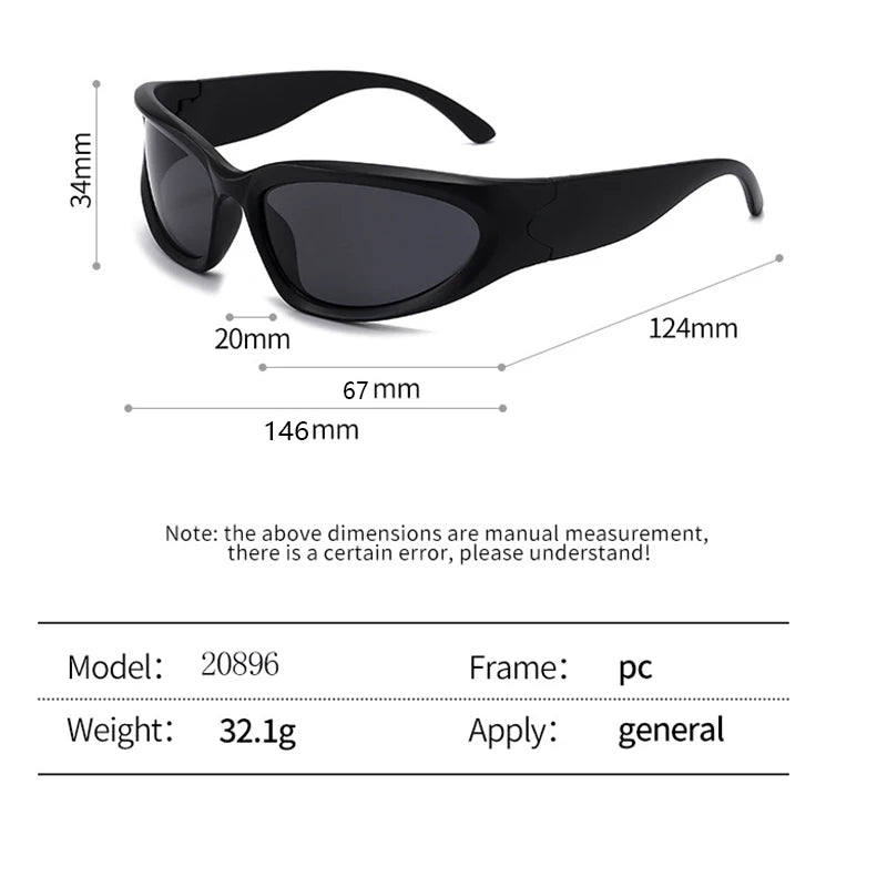 Y2K Unisex Sunglasses Uv400