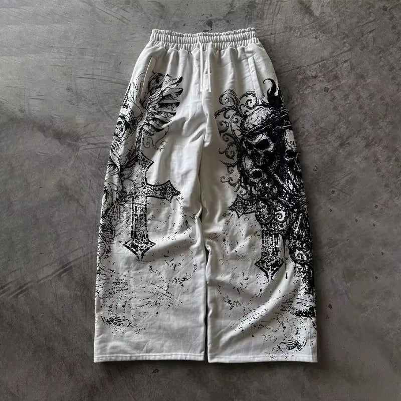 Y2K Retro Casual Floor Pants Oversized Unisex Joggers