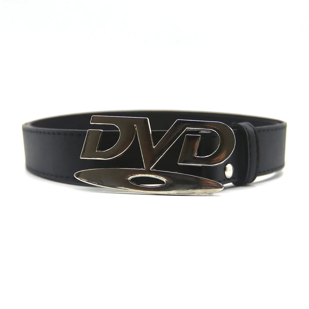 Y2K Retro DVD Belt Buckle for Women